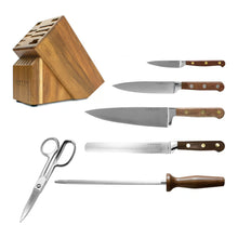 Lamson Premier Forged 7-Piece Knife Block Set - Walnut, Acacia