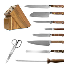 Lamson Premier Forged 10-Piece Knife Block Set - Walnut, Acacia