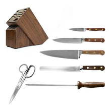 Lamson Premier Forged 7-Piece Knife Block Set - Walnut, Natural Walnut