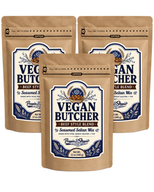 Vegan Beef Style Seitan Bundle – Plant-Based Meat, 12 oz