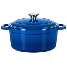 6-Qt Enameled Cast Iron Dutch Oven – Blue