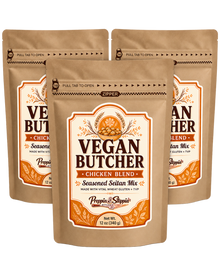 Vegan Chicken Style Seitan Bundle – Plant-Based Meat, 12 oz