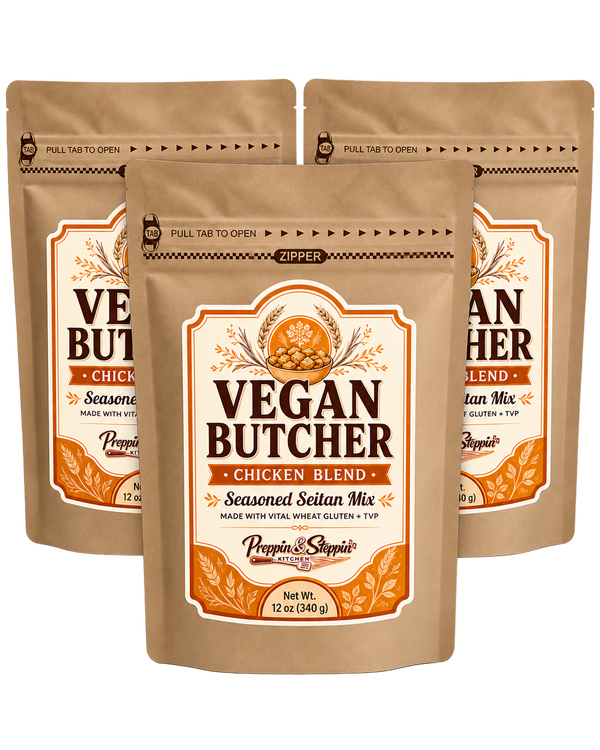 Vegan Chicken Style Seitan Bundle – Plant-Based Meat, 12 oz