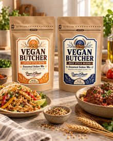 Vegan Seitan Mix Bundle – Chicken + Beef Style, 24 oz